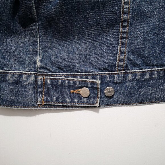 J. Crew Ladies Medium Wash Size Medium Button Front Jean Jacket - Picture 6 of 11